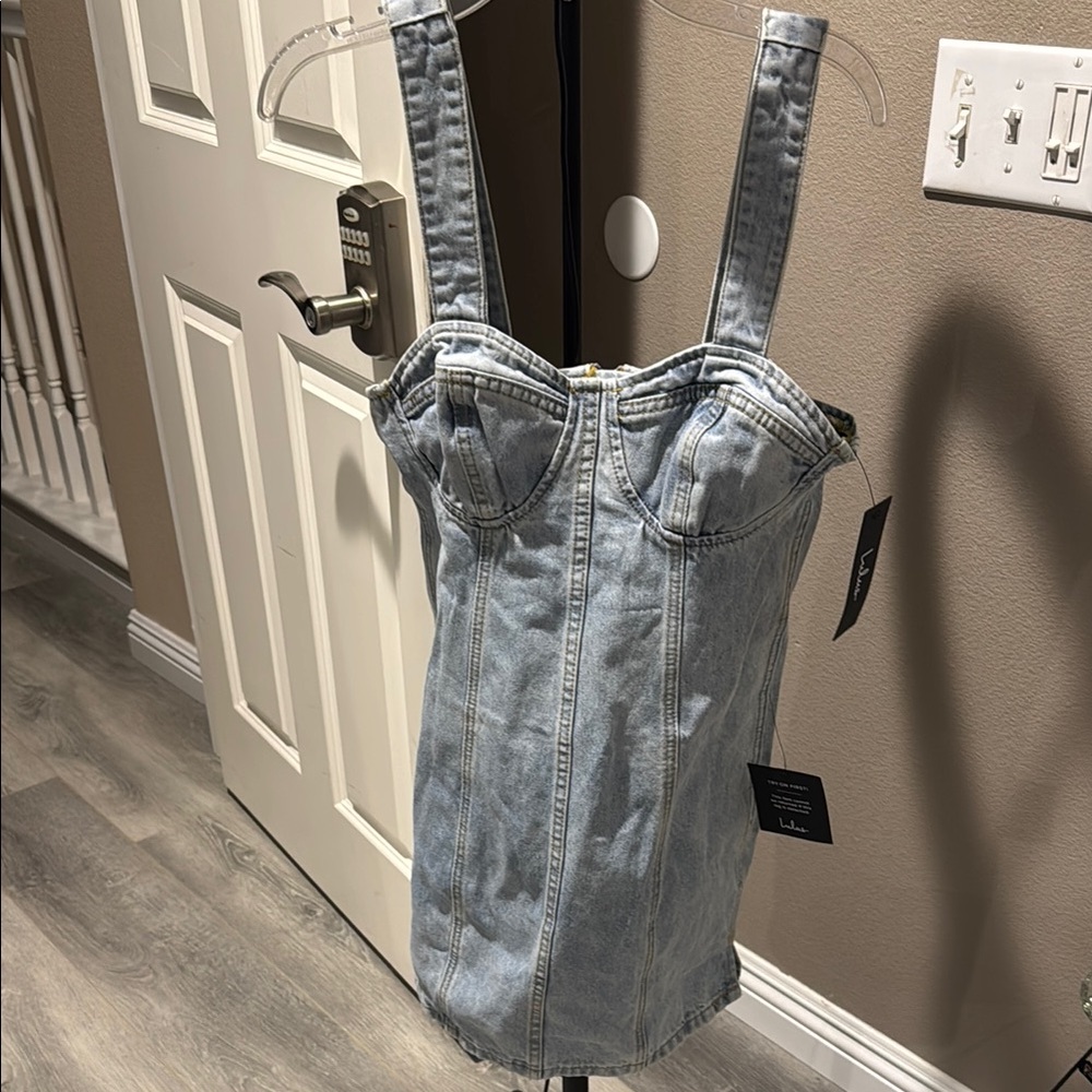 Women's Light Blue Denim Dress